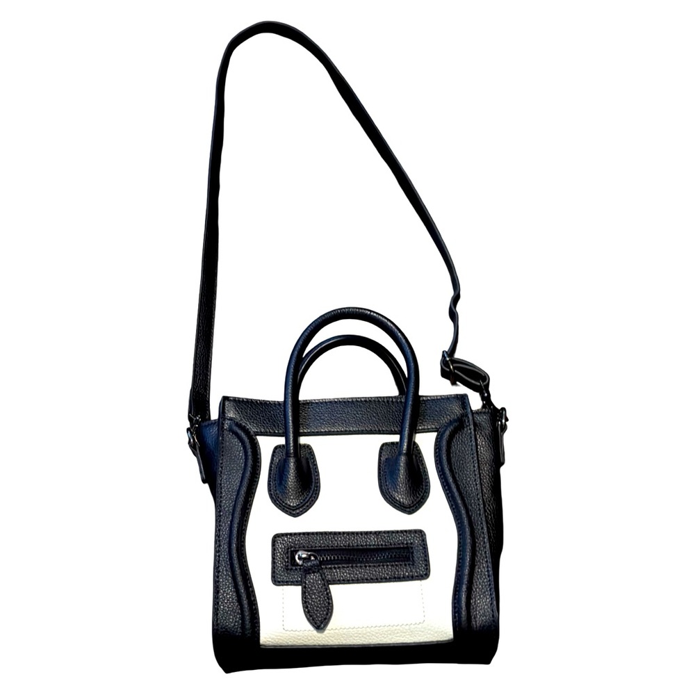 Elegant Black and White Handbag crossbody